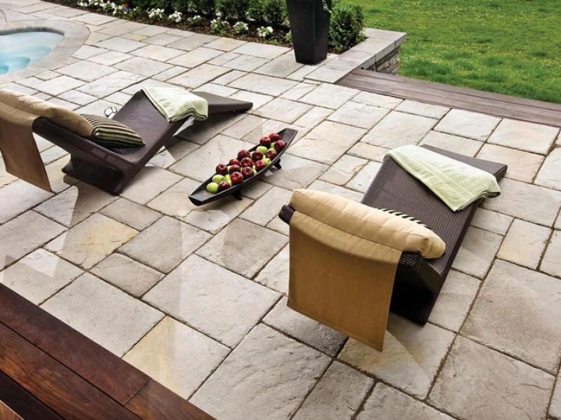 Interlocking Stone Patio