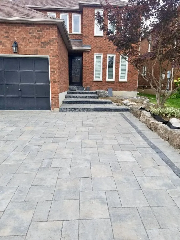 Modern Interlock Patio